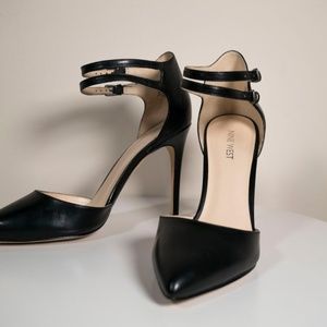 Black Nine West Ankle-Strap High Heels in Women